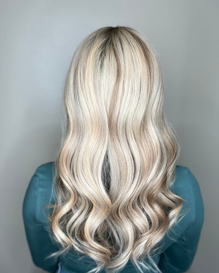 Athena | Human Hair Topper Silk Base in 7”x7'' Size - 130% Density - Raregen Hair