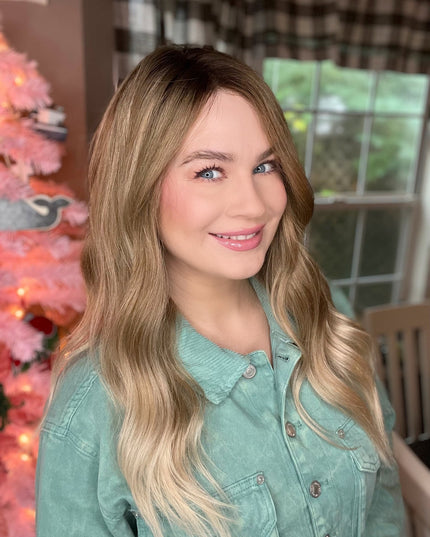 Bess | Lace Top REMY HUMAN HAIR WIG - Cocoa Ombre Elegance - Raregen Hair
