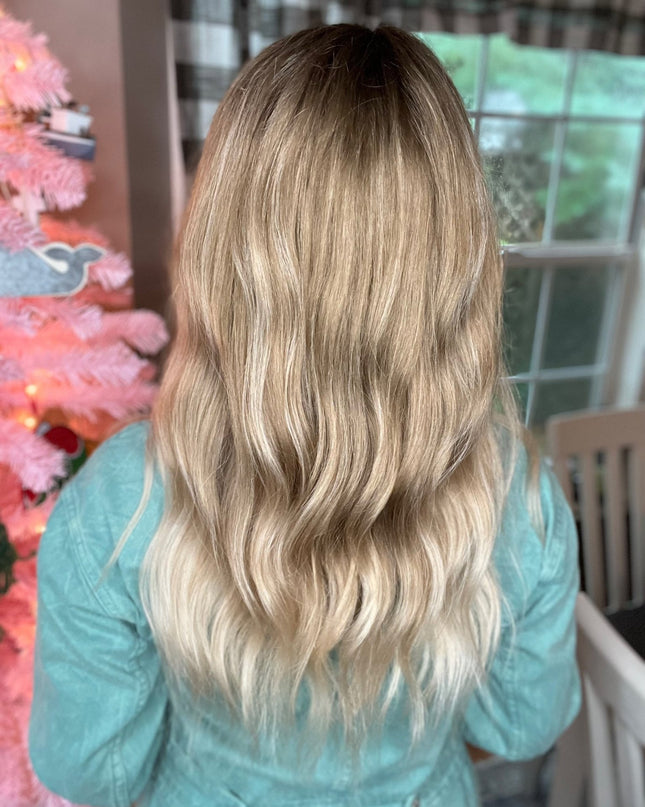 Bess | Lace Top REMY HUMAN HAIR WIG - Cocoa Ombre Elegance - Raregen Hair