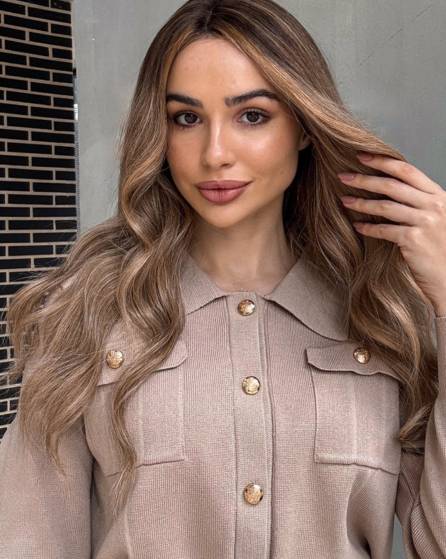 Kelly| Lace Top Remy Human Hair Wig - Sunkissed Beige Blonde - Raregen Hair