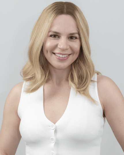 Barbara 14” | Silk-Inserted Lace Top Wig-Beige Blonde with Subtle Dimension