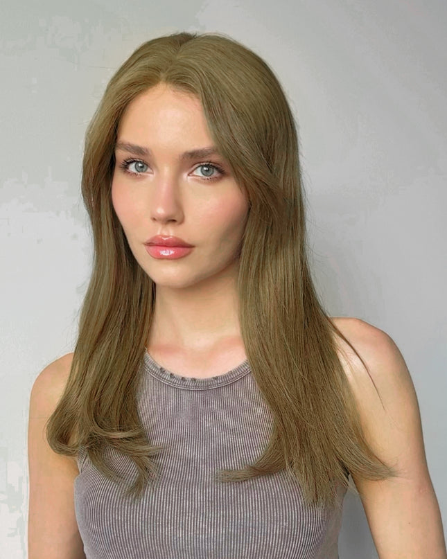 Candice | Lace Front Remy Human Hair Wig- Cool Blonde with Ashy Undertones