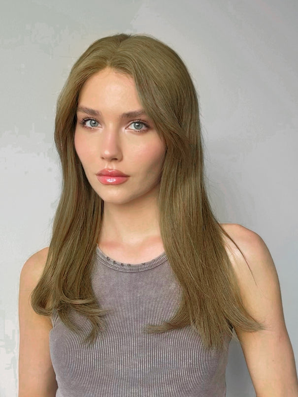 Candice | Lace Front Remy Human Hair Wig- Cool Blonde with Ashy Undertones