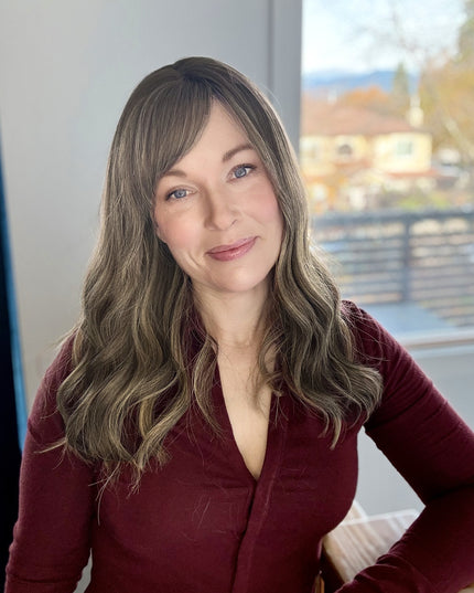 Raregen Calista 18” | Silk-Inserted Lace Top Wig-Ash Bronde Glow