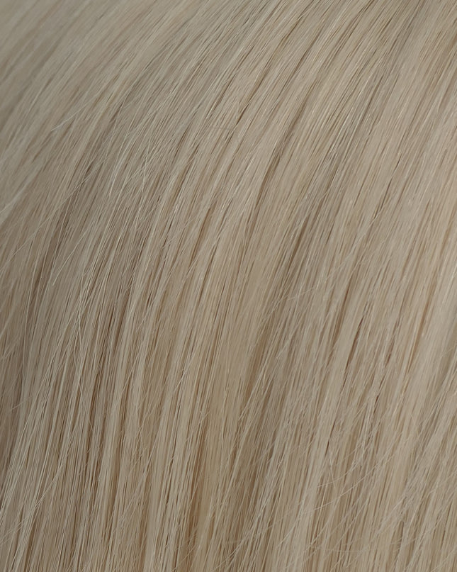 Aspen | Human Hair Topper Silk Base in 6x6.5 Inch- Platinum Blonde