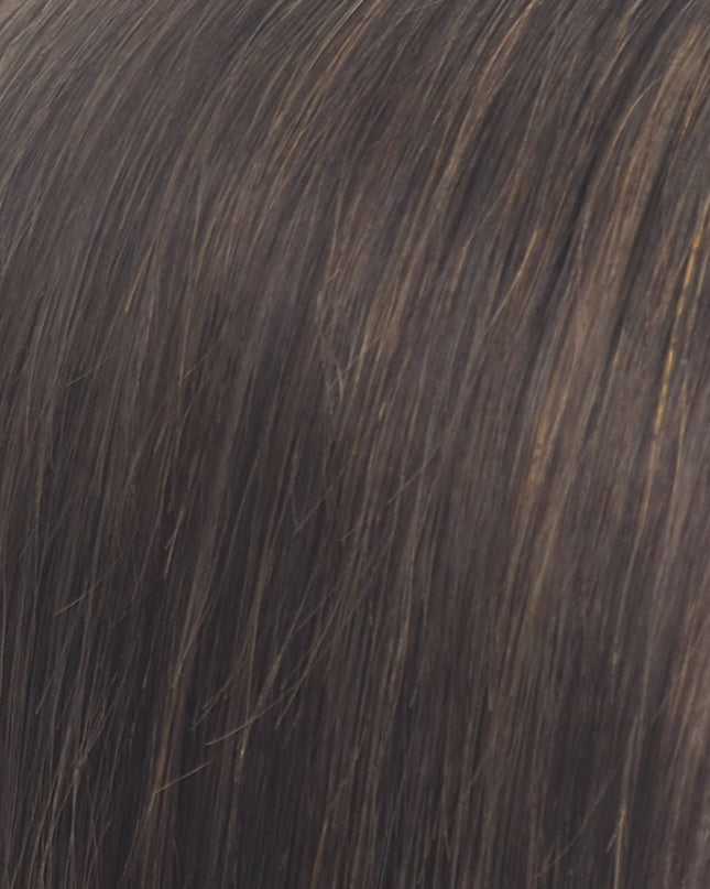Anya| Human Hair Topper Silk Base in 6x6.5 Inch - Chocolate Brown - Raregen Hair