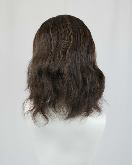 Raregen Mira 18” | 100% Hand-tied Human Hair Wig-Natural Warm Brown Soft Waves