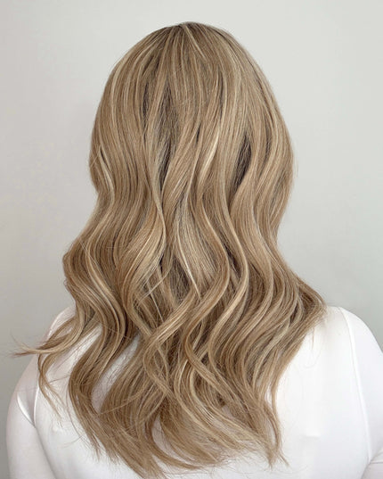 Raregen Angelique 18” | Silk-Inserted Lace Top Wig-Creamy Vanilla Blonde