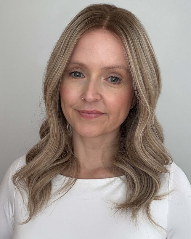 Raregen Angelique 18” | Silk-Inserted Lace Top Wig-Creamy Vanilla Blonde