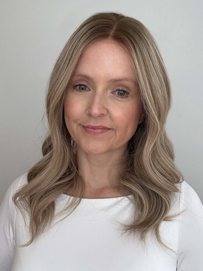 Raregen Angelique 18” | Silk-Inserted Lace Top Wig-Creamy Vanilla Blonde