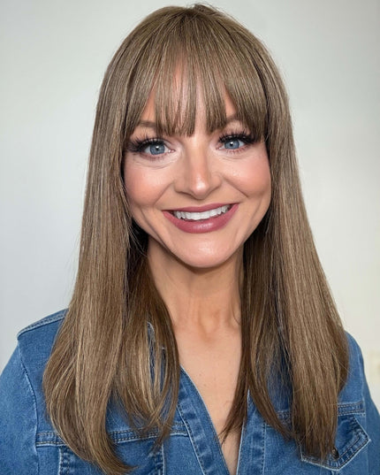 Raregen Calista 18” | Silk-Inserted Lace Top Wig-Ash Bronde Glow