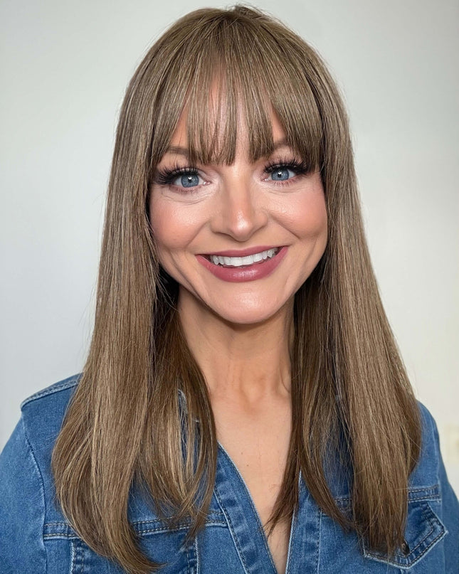 Raregen Calista 18” | Silk-Inserted Lace Top Wig-Ash Bronde Glow