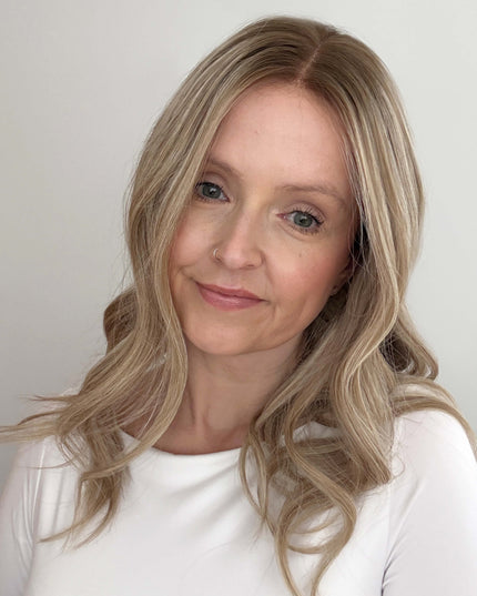 Raregen Angelique 18” | Silk-Inserted Lace Top Wig-Creamy Vanilla Blonde