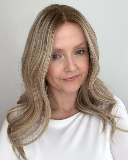 Raregen Angelique 18” | Silk-Inserted Lace Top Wig-Creamy Vanilla Blonde