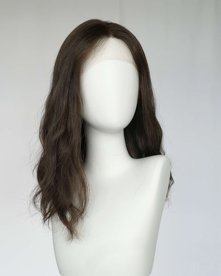 Raregen Mira 18” | Silk-Inserted Lace Top Wig – Natural Warm Brown Soft Waves