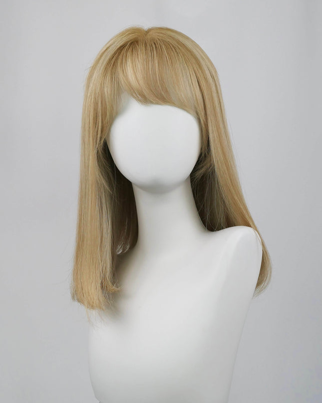 Raregen Elowen 16” | Silk-Inserted Lace Top Wig-Natural Warm Golden Blonde