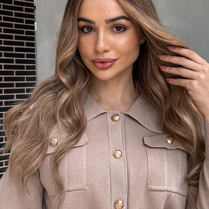 Kelly| Lace Front Remy Human Hair Wig- Sunkissed Beige Blonde