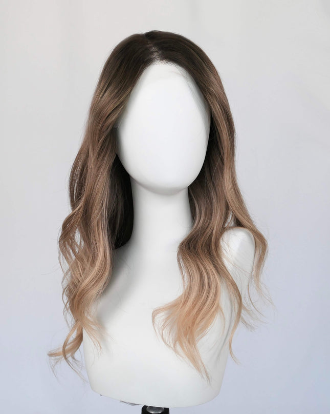Raregen Belinda-22“ | Lace Top Remy Human Hair Wig- Rose Beige Brown