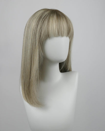 Raregen Ravelle 16” | Silk-Inserted Lace Top Wig-Soft Beige Ash Blonde Blend