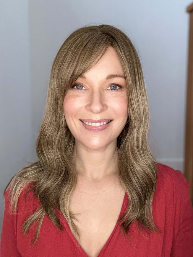 Raregen Calista 18” | Silk-Inserted Lace Top Wig-Ash Bronde Glow