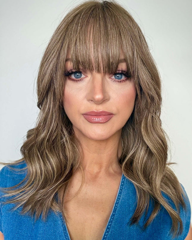Raregen Calista 18” | Silk-Inserted Lace Top Wig-Ash Bronde Glow