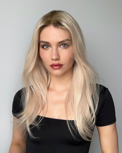 AYLA | Lace Front REMY ECHTHAARPERÜCKE - Aschblond