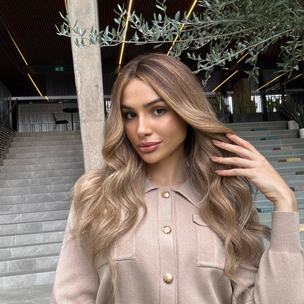 Kelly| Lace Front Remy Human Hair Wig- Sunkissed Beige Blonde