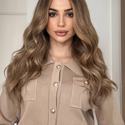 Kelly| Lace Front Remy Human Hair Wig- Sunkissed Beige Blonde