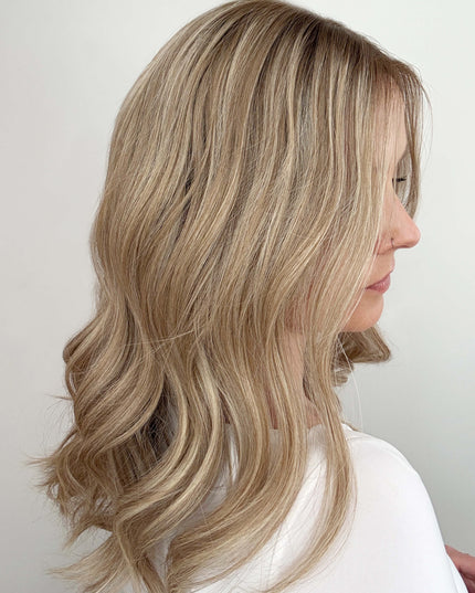 Raregen Angelique 18” | Silk-Inserted Lace Top Wig-Creamy Vanilla Blonde