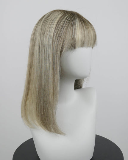 Raregen Ravelle 16” | Silk-Inserted Lace Top Wig-Soft Beige Ash Blonde Blend