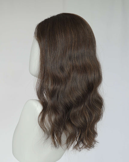 Raregen Mira 18” | Silk-Inserted Lace Top Wig – Natural Warm Brown Soft Waves