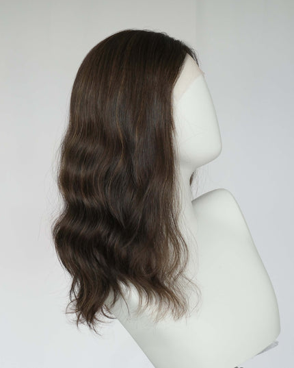 Raregen Mira 18” | Silk-Inserted Lace Top Wig – Natural Warm Brown Soft Waves