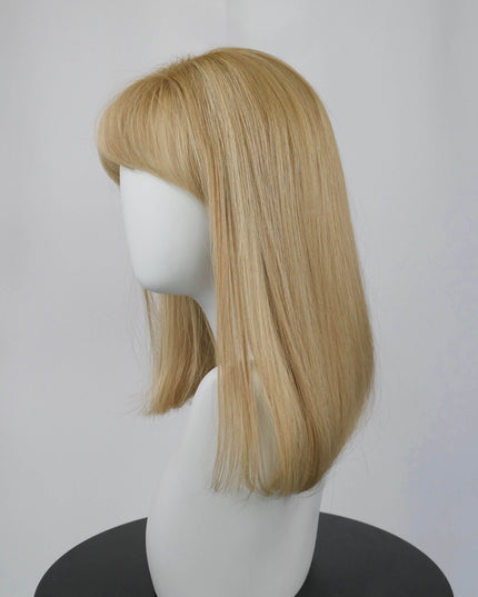 Raregen Elowen 16” | Silk-Inserted Lace Top Wig-Natural Warm Golden Blonde
