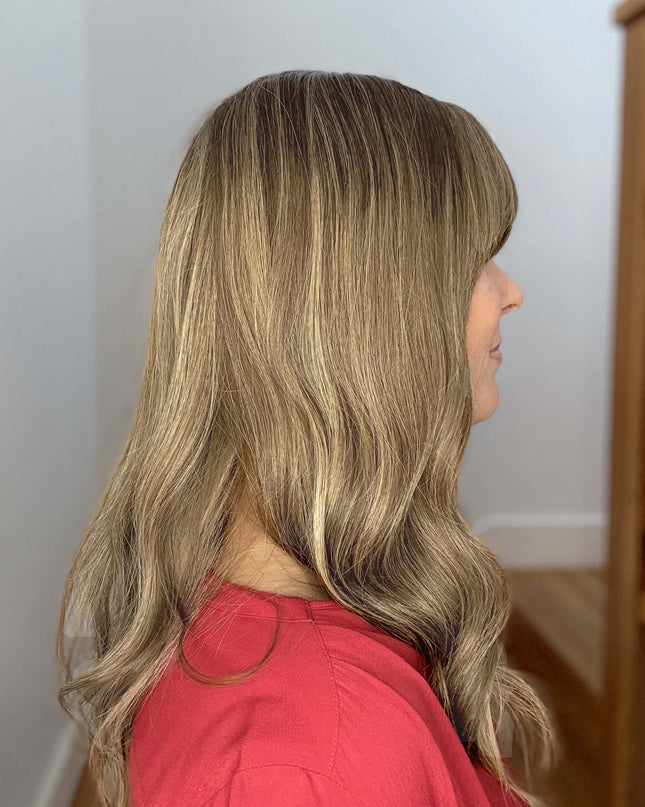 Raregen Calista 18” | Silk-Inserted Lace Top Wig-Ash Bronde Glow